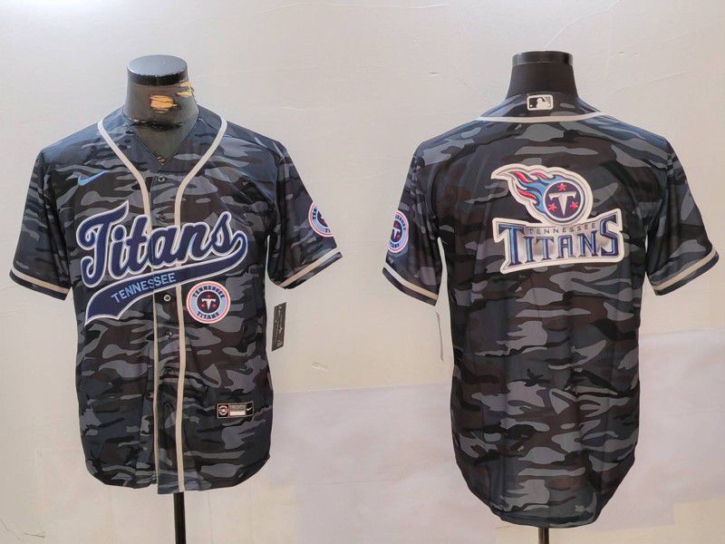 Men Tennessee Titans Blank Camo Joint Name 2024 Nike Limited NFL Jersey style 3